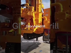 telaio diesel della pista di Rig Machine Dth Hydraulic Steel della trivellazione dell'acqua di Gl400s 400m