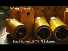 Perforazione estraente Rig Tools Button Bits 40mm 6 pin 7 pin 7 gradi