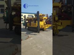 telaio diesel della pista di Rig Machine Dth Hydraulic Steel della trivellazione dell'acqua di Gl400s 400m