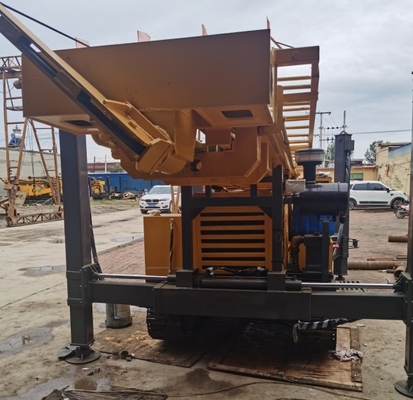 Trapano montato su rotaie completamente idraulico Rig Machines del pozzo trivellato di GL350S per la perforazione di 350m