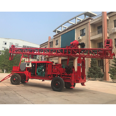 GL - piccola potenza del motore di Rig Portable Trailer Mounted Diesel della trivellazione di IIA 300m