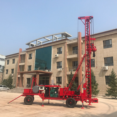 GL - piccola potenza del motore di Rig Portable Trailer Mounted Diesel della trivellazione di IIA 300m
