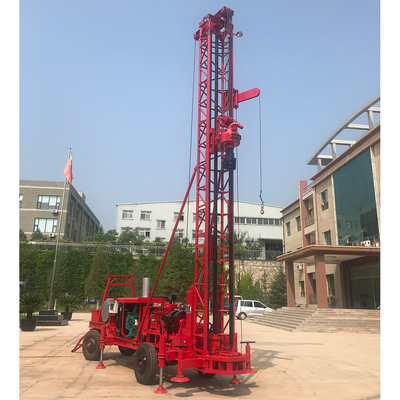 GL - piccola potenza del motore di Rig Portable Trailer Mounted Diesel della trivellazione di IIA 300m