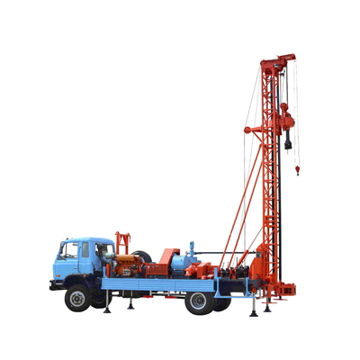 impianto di perforazione della trivellazione dell'acqua profonda di 95kw 400m, tipo del camion del materiale di trivellazione del pozzo trivellato dell'acqua