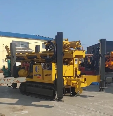 perforatrice idraulica del pozzo trivellato di 400m, Rig For Civil Industrial montato su rotaie