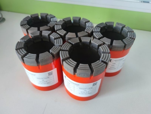 BQ NQ HQ PQ Impregnato di diamanti Core Bit Esplorazione geologica