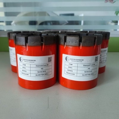 BQ NQ HQ PQ Impregnato di diamanti Core Bit Esplorazione geologica
