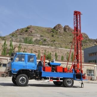 Perforazione di hard rock montata camion di Rig Water Well Machines For di perforazione di GL-IIA 300m