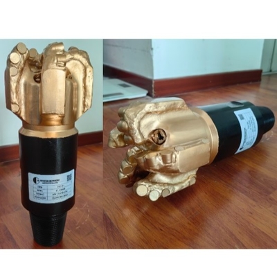 pozzo trivellato del Punta da trapano PDC del corpo di acciaio di 152mm bene 5 lame per i hard rock