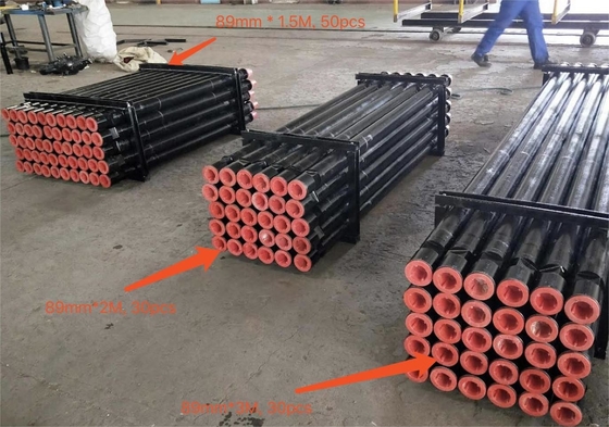 Tubo di perforazione per pozzi d'acqua ad alta resistenza da 89 mm con 2-3/8 Api Reg o se filettato