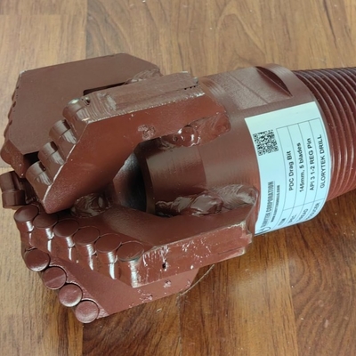 145 mm Pdc Drag Bit Dent Drill in formazioni rocciose o pozzi d'acqua