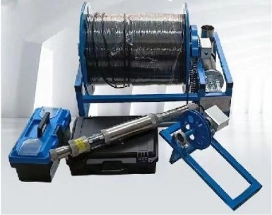 Fotocamera per buco con lunghezza di cavo di 200 m e controllo touch screen per l'industria edile