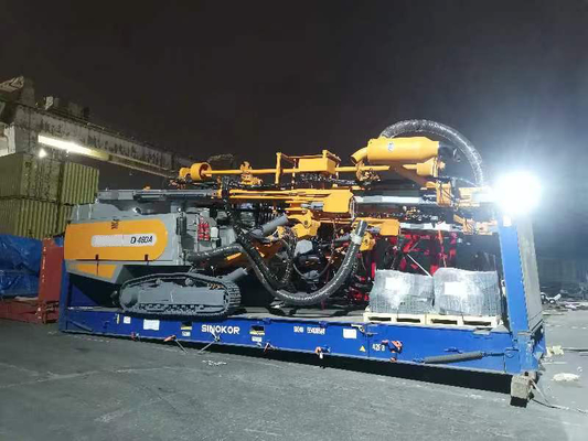 152-203mm Range Rock Drill Rig Con 7M Drill Pipe 114mm Drill Pipe OD E 0-80 RPM Velocità di rotazione