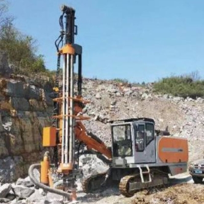 Macchine per la trivellazione superficiale DTH a martello d'aria integrato con compressore d'aria integrato