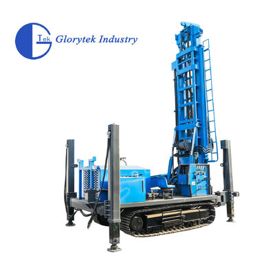 GL600S Crawler Water Well Drill Rig con 105-500mm di diametro 176kw Motore diesel e perforazione rotativa idraulica