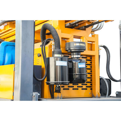 Perforatrice per pozzi d'acqua cingolata in gomma GL180R completamente idraulica per profondità di 180 m