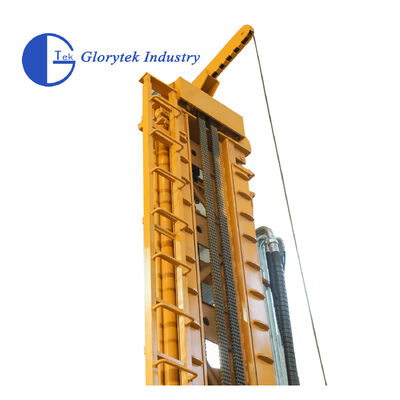 Piattaforma di perforazione per autoveicoli a pozzo idraulico completo, profondità 500 m, portata 105-350 mm