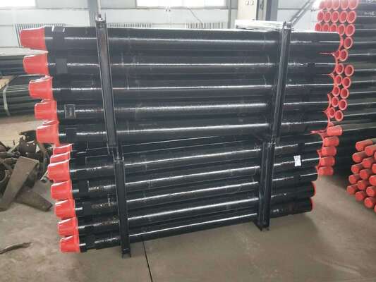 Asta per trivellazione per pozzi d'acqua in acciaio al carbonio, diametro 114 mm, lunghezza 6090 mm, per impianti di perforazione