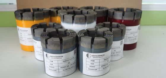 Specificità completa BQ/NQ/HQ/PQ Coring Diamond Core Bits con lunga durata per l'esplorazione mineraria
