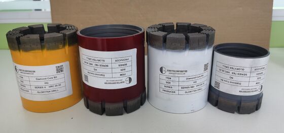 Specificità completa BQ/NQ/HQ/PQ Coring Diamond Core Bits con lunga durata per l'esplorazione mineraria