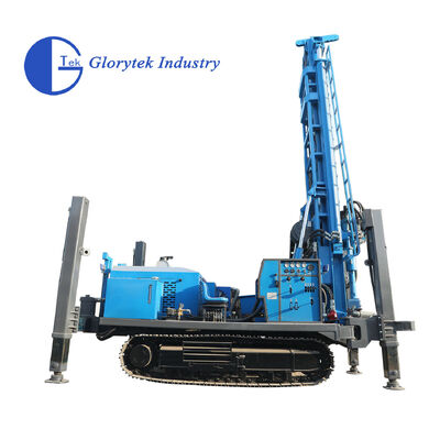 Trivella per pozzi d'acqua tipo cingolato GL600S montata su camion per perforazione di pozzi profondi con profondità massima di 600 m e diametro da 105 a 500 mm