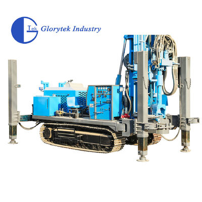 Perforazione di pozzi idrici di tipo crawler GL600S Traccia montata per la perforazione di pozzi profondi con profondità massima di 600 m e diametro da 105 a 500 mm