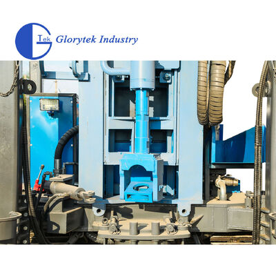 Trivella per pozzi d'acqua tipo cingolato GL600S montata su camion per perforazione di pozzi profondi con profondità massima di 600 m e diametro da 105 a 500 mm