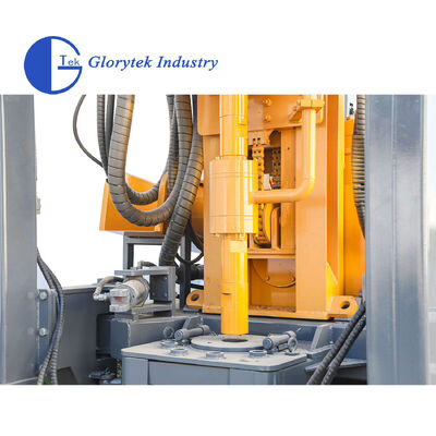 GL180R Rubber Crawler Water Well Drill Rig con profondità di 180 m e azionamento idraulico per la perforazione geotermica di pozzi