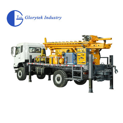 Trivella idraulica completa Dongfeng 4X4, pozzo d'acqua, perforatrice/impianto di perforazione, profondità 500m, diametro foro 105-350mm